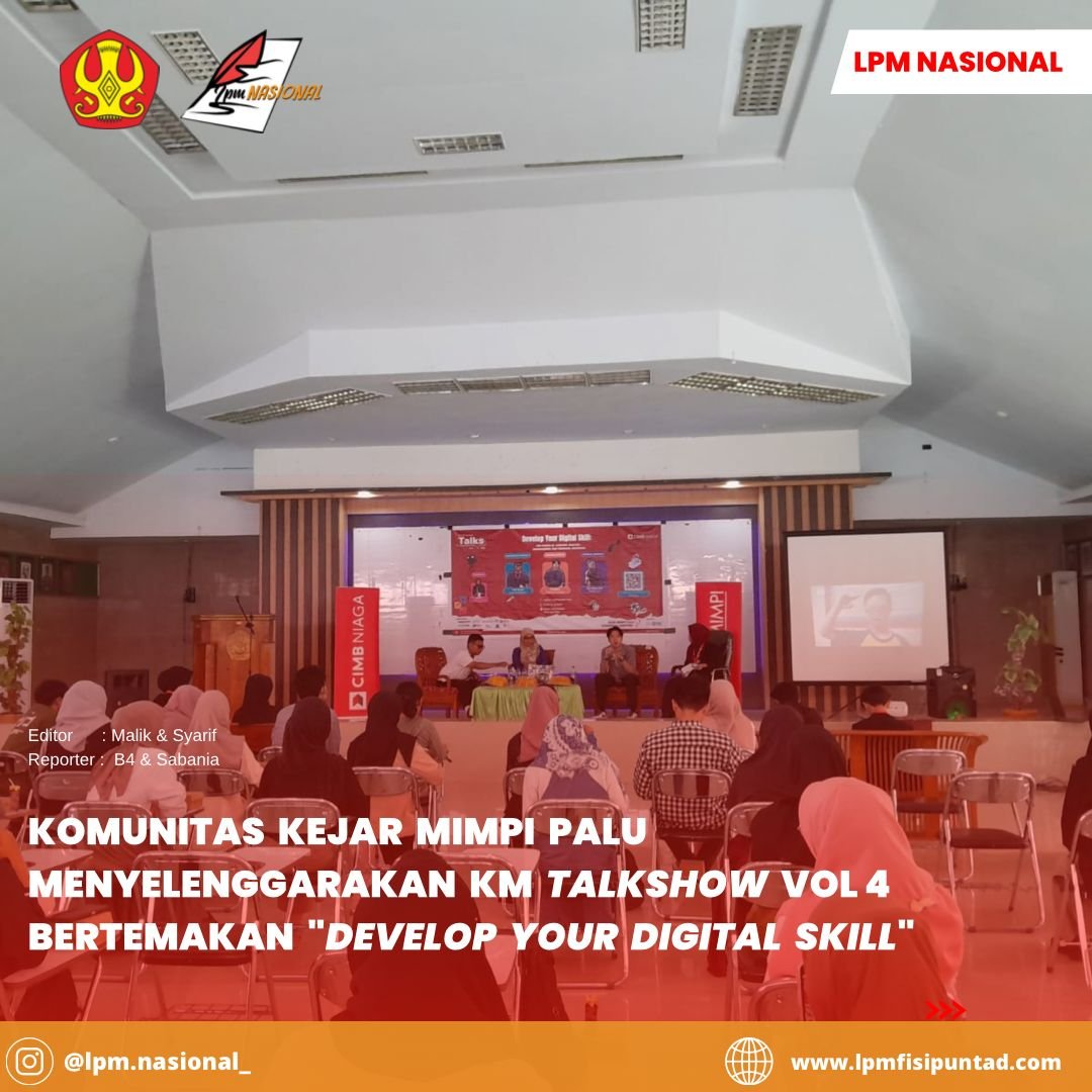 Komunitas Kejar Mimpi Palu Menyelenggarakan KM Talkshow Vol 4 Bertemakan 